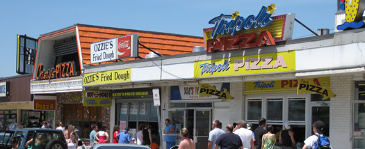 Food establishments at Broadway in Salisbury Beach